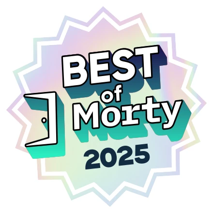 Best of Morty 2025 award badge